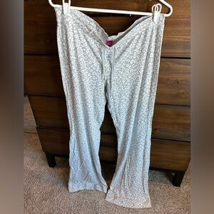 Victoria's Secret Gray Leopard Lounge Pants